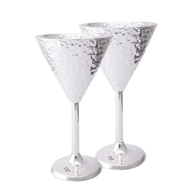 Copa Martinera de latón set de 2